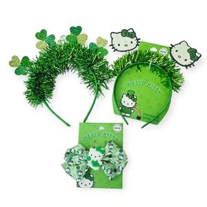 Claire's Hair Accessories Lot 2 Hair Bands and Hello Kitty Hair Clip Set